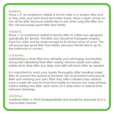 Show full view: Carefresh Rabbit & Ferret Litter, 4.5-lb bag slide 5 of 8
