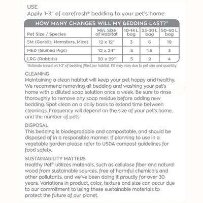 Show full view: Carefresh Small Animal Bedding, Blue, 23-L slide 5 of 9
