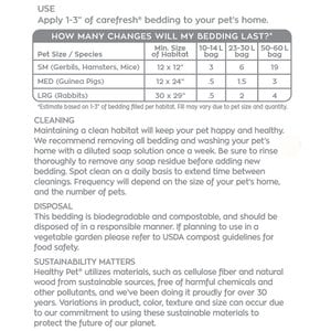Carefresh Small Animal Bedding, Natural, 14-L