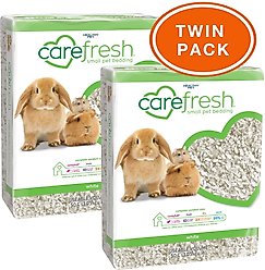 Carefresh Small Animal Bedding, White, 50-L, bundle of 2