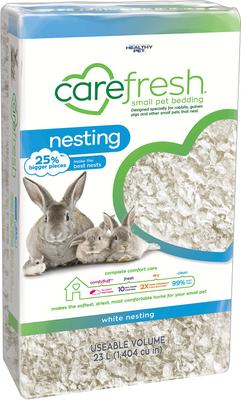 CAREFRESH Small Animal Nesting, White, 23-L