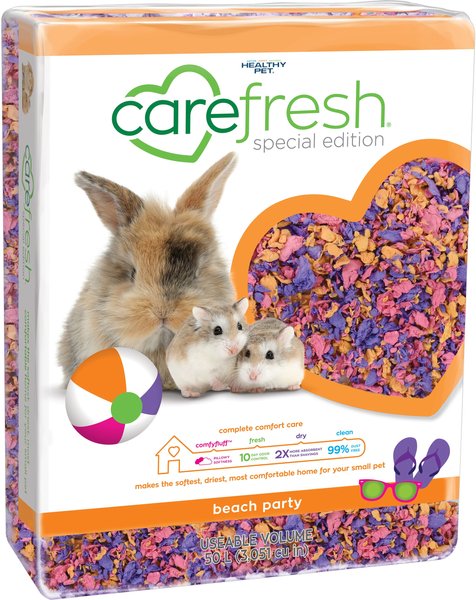 Guinea Pig Bedding Carefresh Natural Soft Paper Fiber, Small Pet
