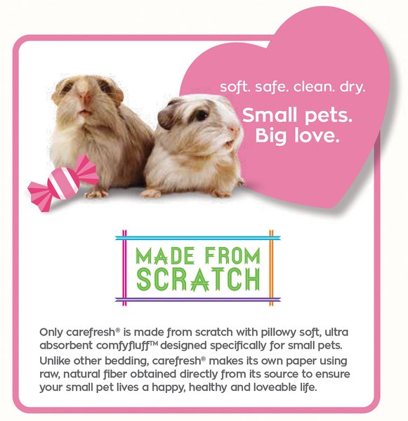 Carefresh Complete Confetti Pet Bedding For Small Animals, 50 L