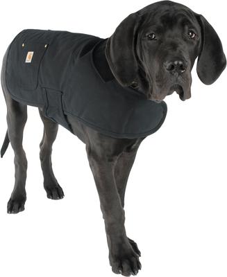 CARHARTT Chore Insulated Dog Coat, Black, Medium