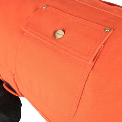 Show full view: Carhartt Chore Insulated Dog Coat, Hunter Orange, Medium slide 7 of 11