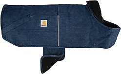 Carhartt Denim Insulated Dog Chore Coat, Medium