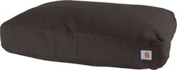 Carhartt Firm Duck Dog Bed with Removable Cover, Dark Brown, Large