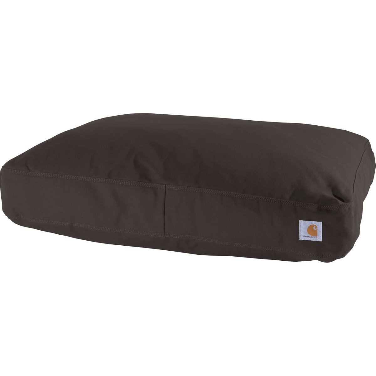 Carhartt Firm Duck Dog Bed with Removable Cover, Dark Brown, Large