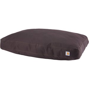 Carhartt Firm Duck Dog Bed with Removable Cover, Deep Wine, Large
