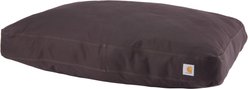 Carhartt Firm Duck Dog Bed with Removable Cover, Deep Wine, Medium