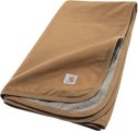 Carhartt Firm Duck Sherpa-Lined Dog Throw Blanket, Carhartt Brown