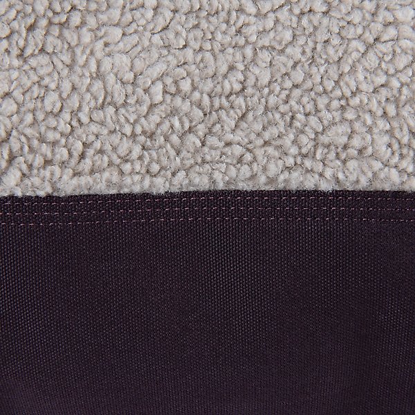 Show full view: Carhartt Firm Duck Sherpa Top Dog Bed with Removable Cover, Deep Wine, Large slide 3 of 4