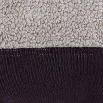 Show full view: Carhartt Firm Duck Sherpa Top Dog Bed with Removable Cover, Deep Wine, Medium slide 3 of 4