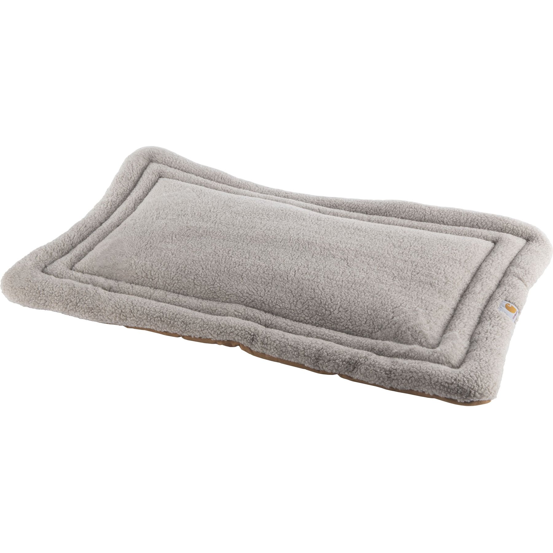 Carhartt Firm Duck Sherpa Top & Duck Reversible Napper Dog Pad, Carhartt Brown, X-Large