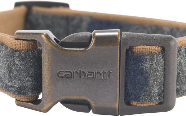 Carhartt Nylon Duck Reflective Dog Collar, Carhartt Brown/Blanket Stripe