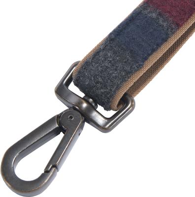 Show full view: Carhartt Nylon Duck Reflective Dog Leash, Carhartt Brown/Blanket Stripe, 6-ft long, 3/4-in wide slide 3 of 5