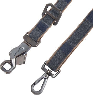 Show full view: Carhartt Nylon Duck Reflective Dog Leash, Carhartt Brown/Blanket Stripe, 6-ft long, 3/4-in wide slide 4 of 5