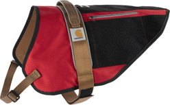 Carhartt Nylon Ripstop Reflective Service Dog Harness, High Risk Red/Carhartt Brown, Large: 25 to 38-in chest slide 2 of 4