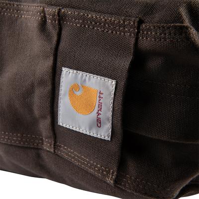 Show full view: Carhartt Pillow Dog Bed with Removable Cover, Dark Brown, Medium slide 3 of 6