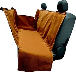 Carhartt Universal Fitted Nylon Duck Pet Hammock Car Seat Cover, Carhartt Brown