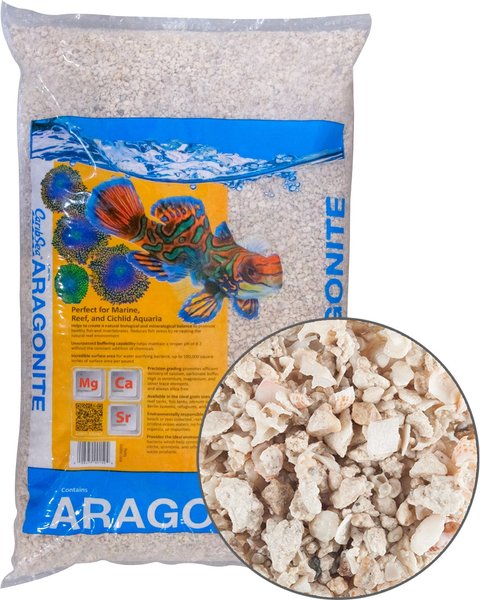 CARIBSEA Aragonite Florida Aquarium Crushed Coral, 40-lb bag - Chewy.com