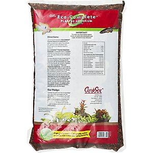 CaribSea Eco-Complete Planted Aquarium Substrate, Red, 20-lb bag