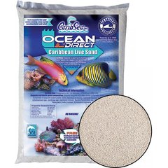 CaribSea Ocean Direct Live Oolite Aquarium Sand, 40-lb bag