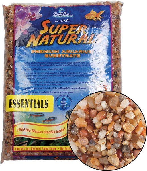 Show full view: CaribSea Super Naturals Gemstone Creek Aquarium Gravel, 5-lb bag slide 1 of 2