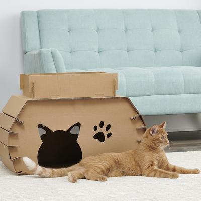 Show full view: Carlson Pet Products Cat Camper & Scratcher slide 3 of 7