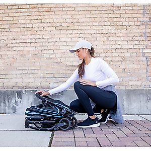 Carlson Pet Products Deluxe Dog Stroller, Black, Large, Collapsable, Travel