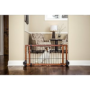 Carlson Pet Products Design Studio Freestanding Extra Wide Dog Gate, 20-in