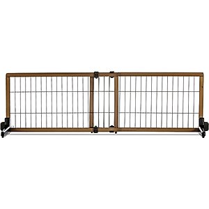 Carlson Pet Products Design Studio Freestanding Extra Wide Dog Gate, 20-in