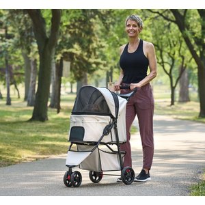 Carlson Pet Products Dog Stroller, Khaki