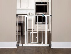 Carlson Pet Products Extra Wide Walk-Thru Dog Gate with Pet Door slide 2 of 3