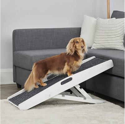 Show full view: Carlson Pet Products Heritage & Home Indoor Wooden Cat & Dog Ramp, Rustic White slide 1 of 5