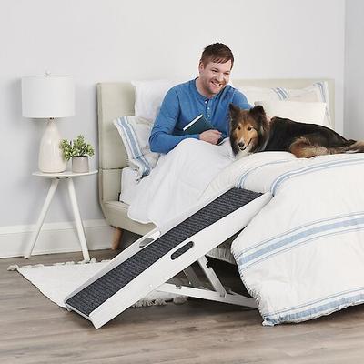 Show full view: Carlson Pet Products Heritage & Home Indoor Wooden Cat & Dog Ramp, Rustic White slide 2 of 5