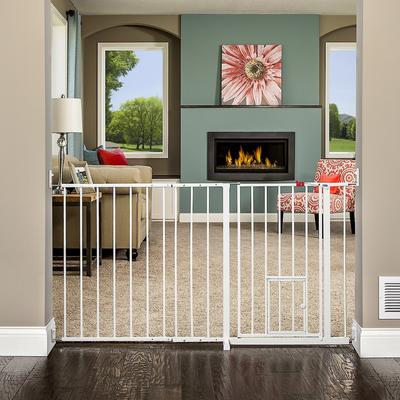 Show full view: Carlson Pet Products Maxi Walk-Thru Dog Gate with Small Pet Door slide 2 of 6