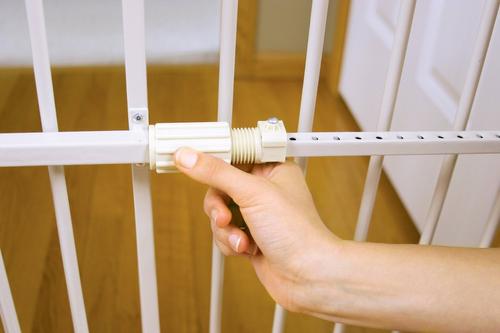 Show full view: Carlson Pet Products Mini Tuffy Expandable Dog Gate with Pet Door slide 7 of 10