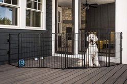 Carlson Pet Products Outdoor Extra Tall Super Wide Dog Gate slide 2 of 3