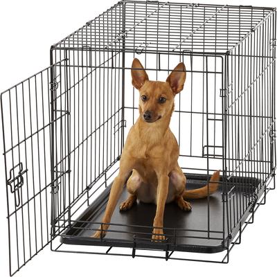 Show full view: Carlson Pet Products Secure & Compact Single Door Collapsible Wire Dog Crate, Small slide 4 of 12