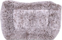 Carolina Pet Faux Fur Kuddler Bolster Dog Bed with Removable Cover, Brown, X-Large slide 2 of 8