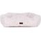 Show in main carousel: Carolina Pet Faux Fur Kuddler Bolster Dog Bed with Removable Cover, White, Large slide 1 of 8