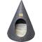 Show in main carousel: Carolina Pet Felt Teepee Cat Bed, Charcoal slide 1 of 6