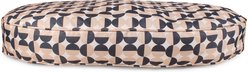 Carolina Pet Oval Lounger Pillow Dog Bed with Removable Cover, Natural Geo, Large