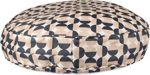 Show full view: Carolina Pet Oval Lounger Pillow Dog Bed with Removable Cover, Natural Geo, X-Large slide 3 of 10