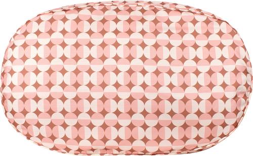 Show full view: Carolina Pet Oval Lounger Pillow Dog Bed with Removable Cover, Rosy Geo, Large slide 5 of 10