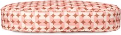 Carolina Pet Oval Lounger Pillow Dog Bed with Removable Cover, Rosy Geo, Medium
