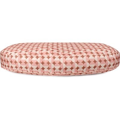 Carolina Pet Carolina Pet Oval Lounger Pillow Dog Bed with Removable Cover, Rosy Geo, X-Large