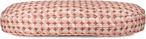 Show full view: Carolina Pet Oval Lounger Pillow Dog Bed with Removable Cover, Rosy Geo, X-Large slide 5 of 11
