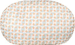 Carolina Pet Oval Lounger Pillow Dog Bed with Removable Cover, Sunny Geo, Large slide 2 of 9